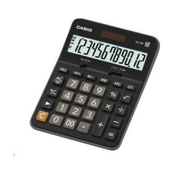 CASIO kalkulačka DX 12 B, černá, stolní, dvanáctimístná Casio