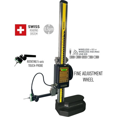 MIROTECH Дигитален високомер Microtech TouchProbe DataMet - 0-600 мм, 0, 0005 мм (144306281)
