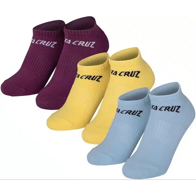 Santa Cruz STRIP NO SHOW SOCK 3 PACK ASSORTED