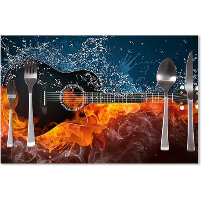 Sablio Prestieranie Ohnivá gitara 40x30cm