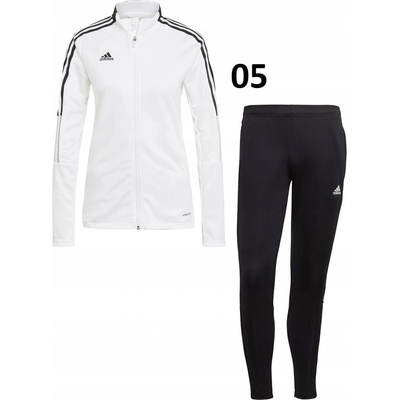 adidas dámske tepláky bez kapucne, rozopínateľné biela