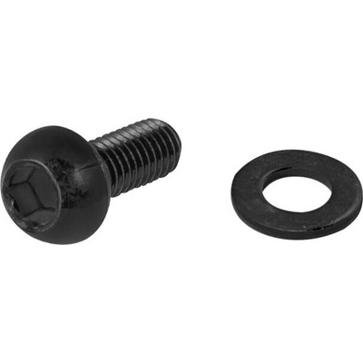 FORCE šroub košíku M5 x12mm vnitřní šestihran, Fe, černý