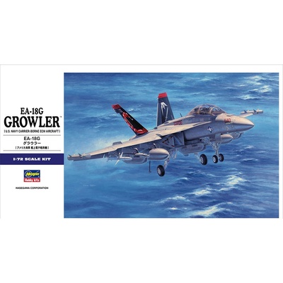 Hasegawa EA 18G Growler U.S. NAVY Carrier Borne ECM Aircraft 1:72