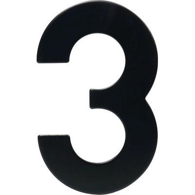 RN.95L.3.CE číslica "3" 95mm čierna Čierna