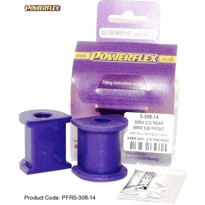 Powerflex Silentbloky BMW E36 Compact Rear Roll Bar Mounting Bush 14mm (6)