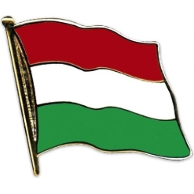 Odznak (pins) 20mm vlajka Maďarsko - barevný