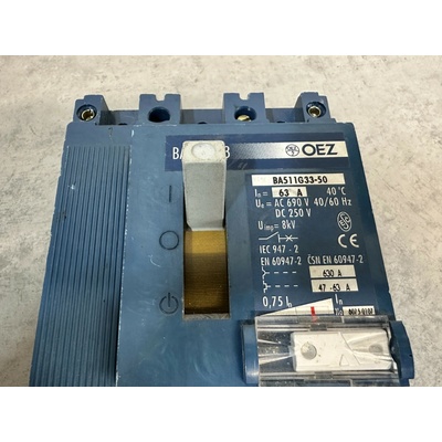 OEZ Deon BA511-33 50A 63A 100A