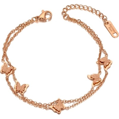 Victoria Filippi Stainless Steel ocelový Rebeca chirurgická ocel motýl NRB20084/37 Zlatá