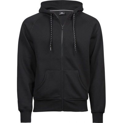 TeeJays mikina TJ 5435 s kapucí na zip pánská COT-18543500202 Černá