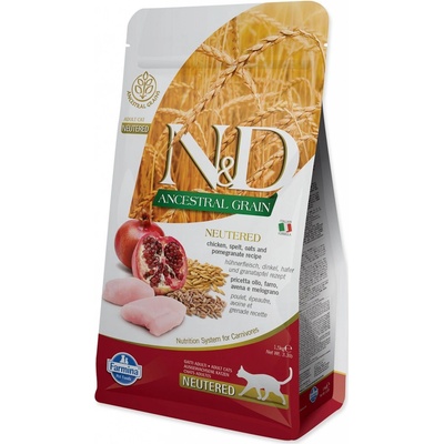 N&D LG ANCESTRAL adult neutered chicken and pomegranate 1,5 kg