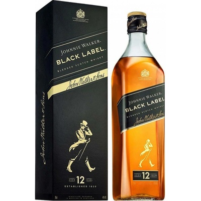 Johnnie Walker Black Label 12y 40% 0,7 l (holá láhev)