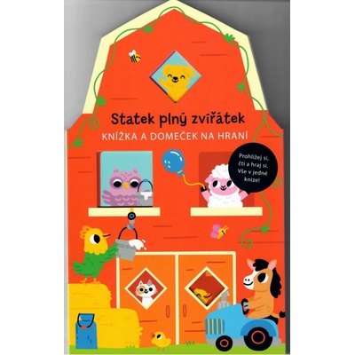 Statek plný zvířátek - Knížka a domeček