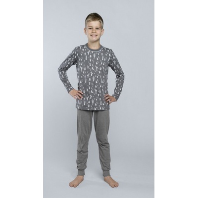 Aloe chlapecké pyžamo Kaktusy šedé