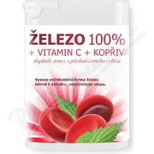 Železo 100% + vitamin C + kopřiva 90 tabliet
