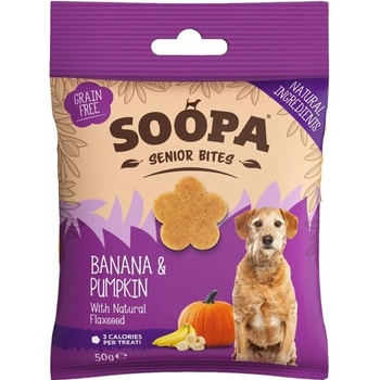 Soopa Pets Soopa Healthy Bites Senior s banánem, dýní a lněným semínkem 50 g