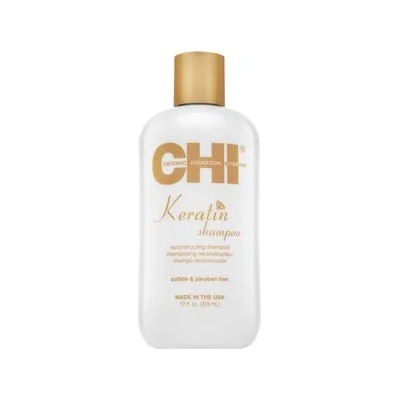 CHI Keratin Shampoo изглаждащ шампоан за груба и непокорна коса 355 ml