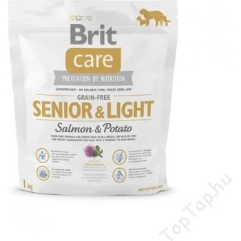 Brit Care Grain-Free Senior & Light Salmon & Potato 1 kg