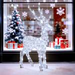 Brilagi -LED Външна коледна украса LED/3, 6W/8 функции IP44 65 cm студено бяло (BG6865)