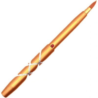 Divine cosmetics TH4 štetec na pery zlatá 5,5 cm