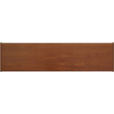 VidaXL Parapet okenní Hnědá dřevotříska 100 x 25 x 4,5 cm PVC