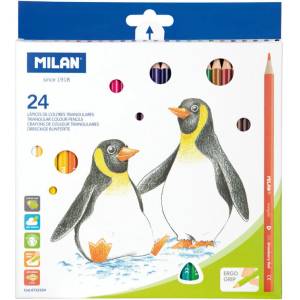 MILAN Цветни моливи MILAN Triangular 24 цвята