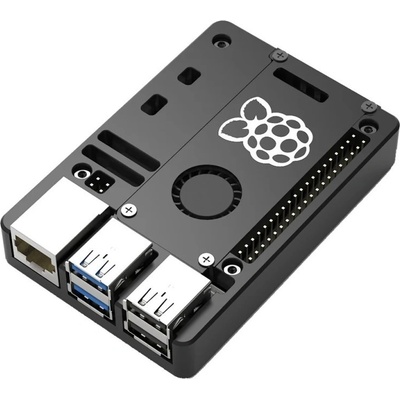 Geekworm N311 pre Raspberry Pi 5 s pasívnym chladením a ventilátorom