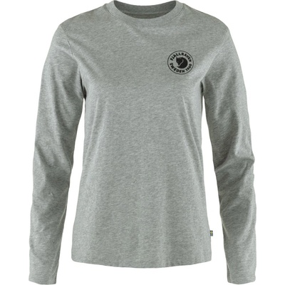 FJÄLLRÄVEN 1960 Logo T-shirt LS W Grey-Melange