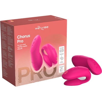 WE-VIBE Chorus Pro - умен, дистанционно управляван вибратор за двойки (розов)