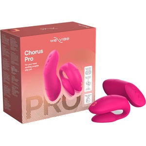 WE-VIBE Chorus Pro - вибратор за двойки с приложение и дистанционно (розов)