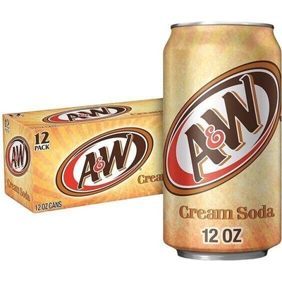 A&W Cream Soda 12 x 355 ml