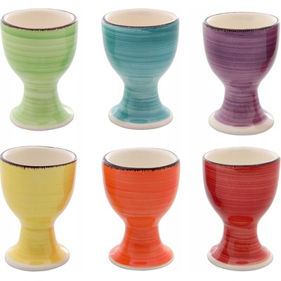 MPLCo Rainbow 24326740 sklenice na vejce keramické 6 kusů – Zboží Dáma