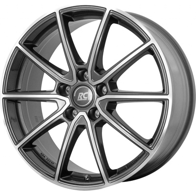 BROCK RC32 8x18 5x112 ET39 titan polished