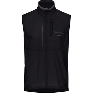 Norrøna Мъжки елек за бягане Norrøna Senja Aero90 Vest Running vest - Caviar (029-0096-0211)