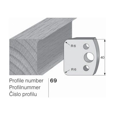 IGM profil 069 - pár omezovačů 40x4mm SP
