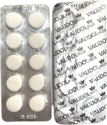 VALIDOL plus 10 tabliet