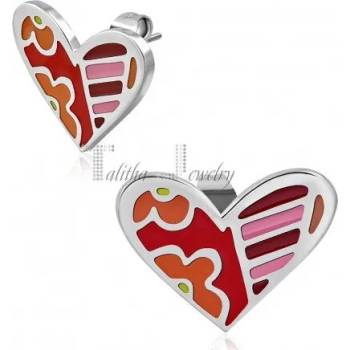 Image 1 of Talitha Обеци " Цветно сърце"