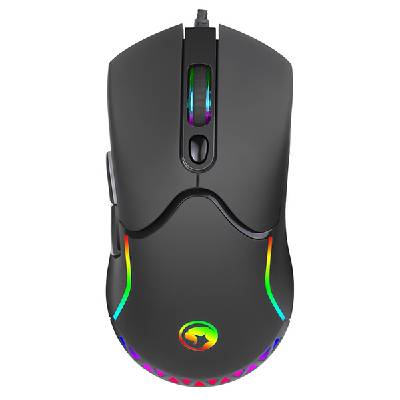 Herní myš Marvo M359, 3200DPI, optika, 7tl., drátová USB, černá