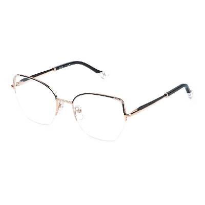 Zinaida woman glasses - Pink / Golden (Sh. Rose Gold W / Black Parts)