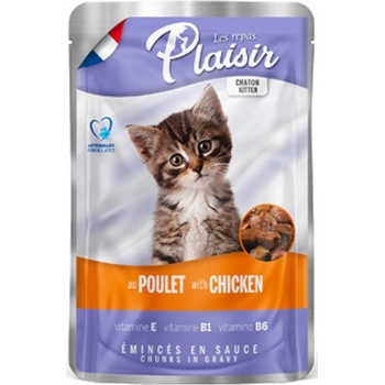 Plaisir Kitten kuřecí v omáčce 100 g