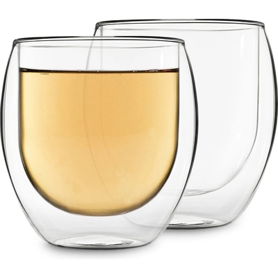 Feelino Чаша за пиене, Двойна стена, Висококачествено боросиликатно стъкло, 2 х 410 млl, Уникални (41021119TB) (41021119TB)