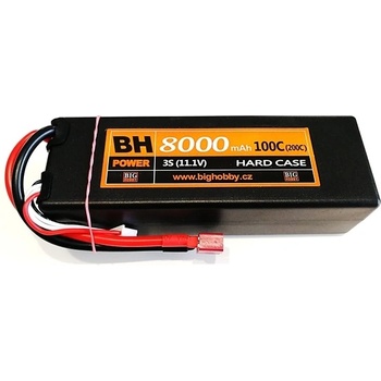 BH Power Li-pol baterie 8000 mAh 3S 100C 200C HC pevný obal