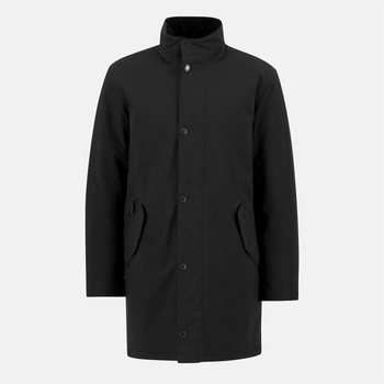 Barbour Яке Barbour Men's Winter Powell Waterproof Long Sleeve Long Puffer Jacket - Black BK11