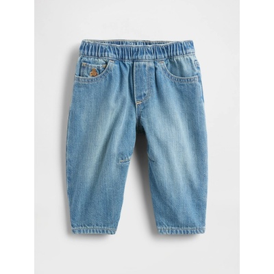 GAP Baby džíny Barrel Unisex Modrá Modrá – Zbozi.Blesk.cz