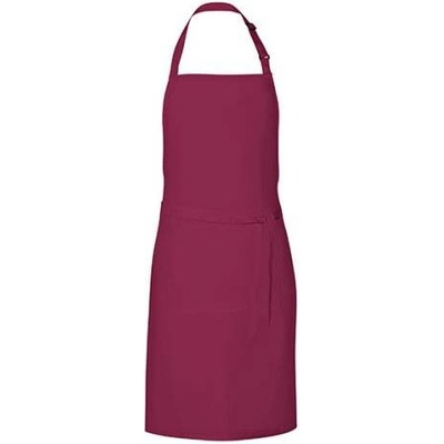 Link Kitchen Wear Unisex grilovací zástěra X987 Burgundy Pantone 216 85x72cm