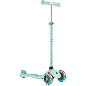 Globber Детска тротинетка с 3 светещи колела globber primo plus lights, мента - igrachko Тротинетка, скутер