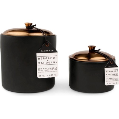 Paddywax HYGGE BLACK BERGAMONT + MAHOGANY 425 g