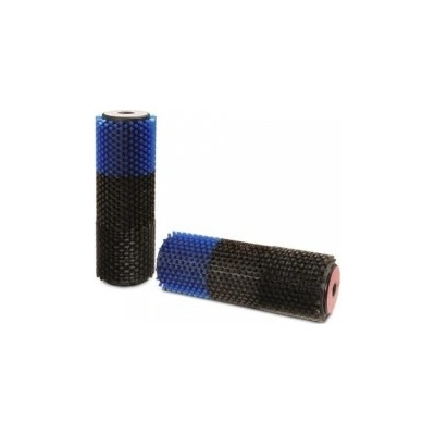 RED CREEK rotační kartáč trojitý ocel/koňská žíně/modrý nylon 157, šíře 200 mm