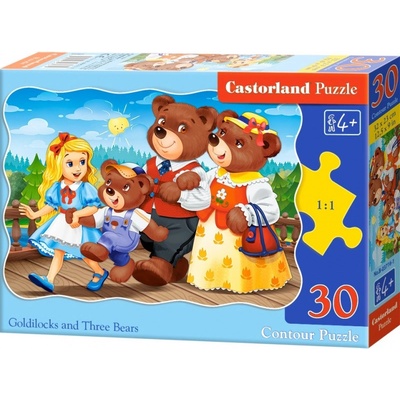 Castorland Mášenka a 3 medvědi 30 dílků