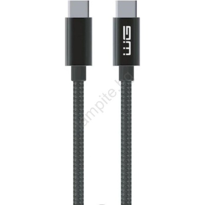 WINNER GROUP-WG - USB кабел USB-C / USB-C 60W 20 см черен (WN0013)