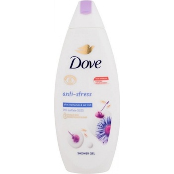 Dove Anti-Stress relaxační sprchový gel Blue Chamomile & Oat Milk 250 ml